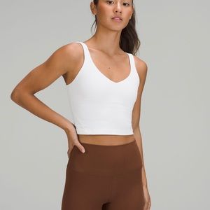 Lululemon White Align Tank Top Size 4
